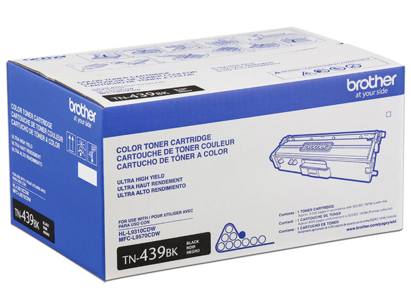 Cartucho de Tóner Brother Negro, Alto Rendimiento, Modelo: TN439BK.