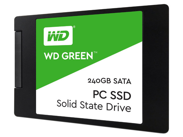 Unidad de Estado Sólido Western Digital Green WDS240G2G0A de 240 GB, 2.5 Pulgadas  SATA III (6Gb/s), 7mm.
